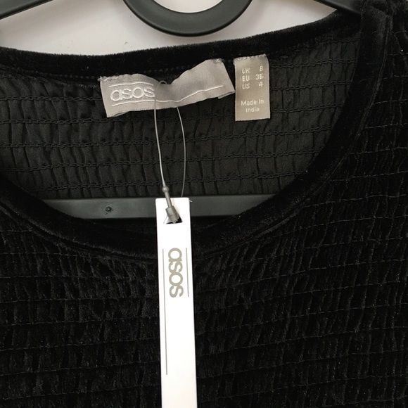 Velvety ASOS Crop Blouse - Picture 2 of 2